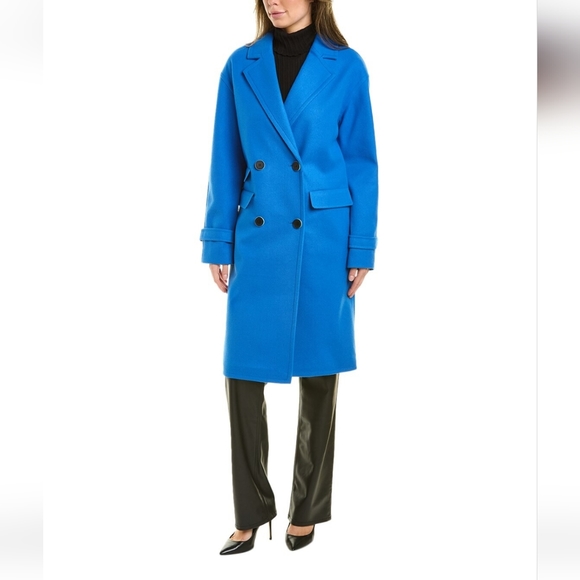 🆕️ NVLT Blue Double Breast Coat - Picture 3 of 3